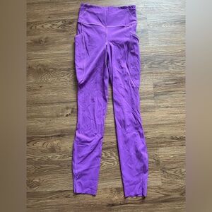 Lululemon Fast High-Rise Tight 25" Pockets Moonlit Magenta size 2 purple
